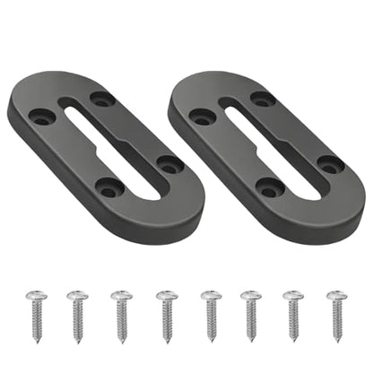 Kayak Track Rail - Low Profile Design for Fishing Rod,Cup Holders and Paddle Holders | High-Strength Nylon & Stainless Steel 304 | Kayak Accessories Mount Track & Rail System for Kayak - style: 4inch,2pcs