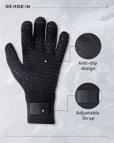 Seaskin 5mm Neoprene Diving Gloves - size: Small