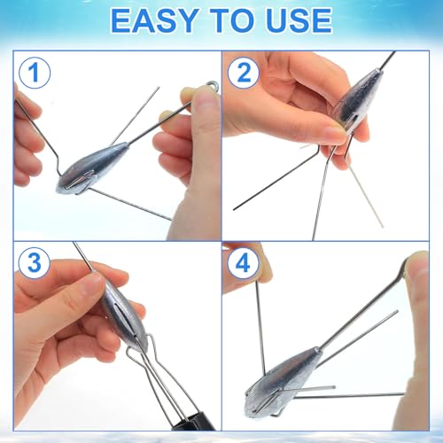 Fishing Sinkers Weight Lead Surfing Casting Spider Sinker Long Tail Weights | Fishing Equipment for Catfish Saltwater Ocean Beach Sand - style: 5oz - 3pcs