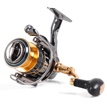 Spinning Fishing Reel for Freshwater Saltwater Fishing, Anti-Reverse with Front-Adjustable Drag - style: Gx1000 (13+1 Ball Bearings)
