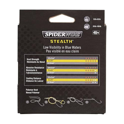 SpiderWire Stealth Braid Fishing Line - color: Blue Camo, size: 125yd, style: 10lb Break Strength