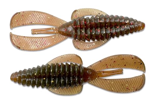 Phat Pak Baits - Swamp Monster Rage Bug Style Plastic Beaver Creature Bait Punching Bass Fishing Lure 20ct 4" - color: Gary's Favorite