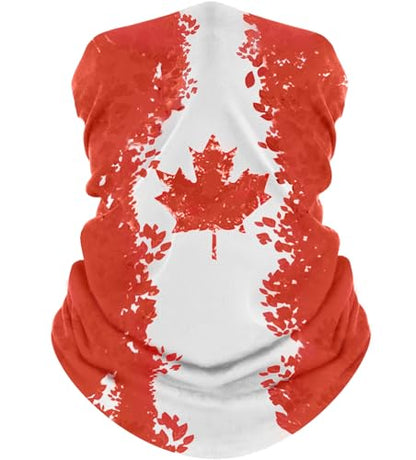 Flag Neck Gaiter, Face Mask Cooling Breathable UV Protection Scarf for Men/Women - color: Canada Flag-2
