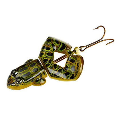 Rebel Lures Buzz'N Frog Topwater Buzzbait Fishing Lure, 2 1/2 Inch, 1/2 Ounce - color: Green Bullfrog