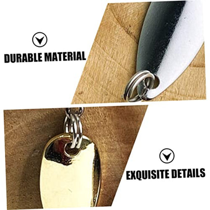 Happyyami 20pcs Professional Fishing Bait Supplies Sequin Horse Mouth Single Hook Lure Making Kit for Bass Panfish Trout