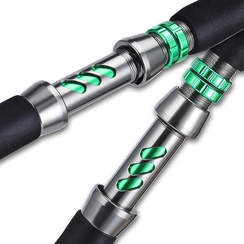 Sougayilang Catfish & Inshore Spinning Combo – 30LB Drag, 4.7:1, 13+1 Bearings, 2-Piece Medium Heavy Rod for Catfish, Striper, Redfish, Carp – Bottom Fishing - color: B-Spin7'0''-5000