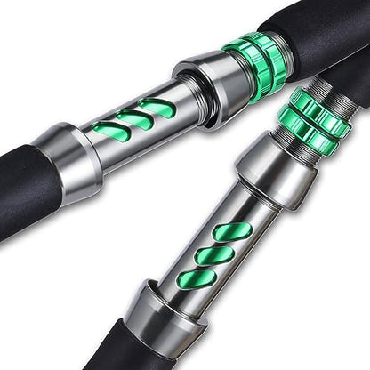 Sougayilang Catfish & Inshore Spinning Combo – 30LB Drag, 4.7:1, 13+1 Bearings, 2-Piece Medium Heavy Rod for Catfish, Striper, Redfish, Carp – Bottom Fishing - color: B-Spin7'0''-5000