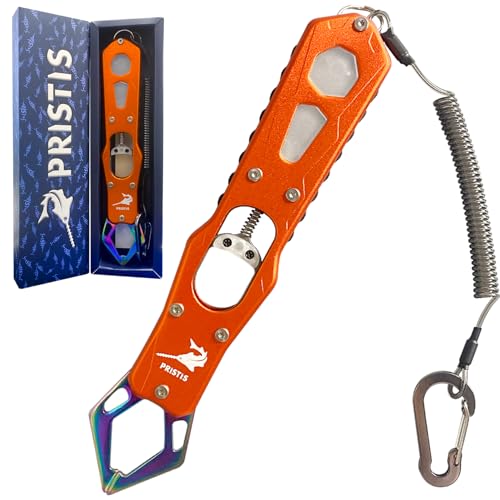 Pristis Multi-Function Fishing Tools Kit, UTA II Fishing Pliers & Metal Fish Lip Gripper, A Neat Option for Angler