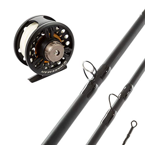Wakeman Outdoors Fly Fishing Rod & Reel Combo Starter Kit with Case and Accessories