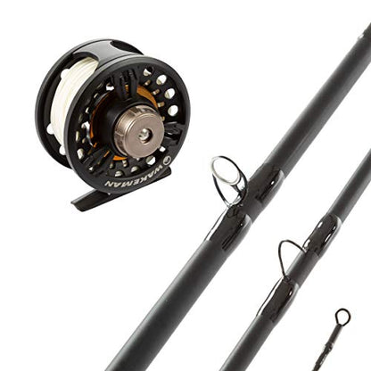 Wakeman Outdoors Fly Fishing Rod & Reel Combo Starter Kit with Case and Accessories