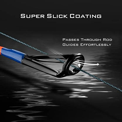 KastKing SuperPower Braided Fishing Line - Abrasion Resistant Braided Lines – Incredible Superline – Zero Stretch – Smaller Diameter – A Must-Have! - color: X4-Low-Vis Gray, size: 12LB(300 Yds)