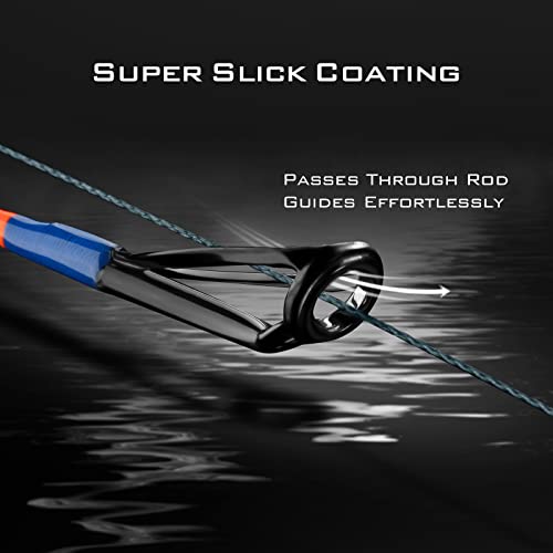 KastKing SuperPower Braided Fishing Line - Abrasion Resistant Braided Lines – Incredible Superline – Zero Stretch – Smaller Diameter – A Must-Have! - color: X4-Low-Vis Gray, size: 10LB(150 Yds)
