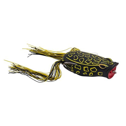 Berkley Swamp Lord Hollow Body Frog Fishing Bait - color: Voodoo Black, size: Popping