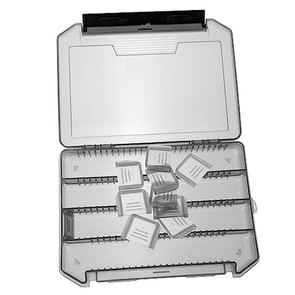 Abaodam 5pcs Convenient Multi-compartment Fishing Organizer for Hooks Baits and Fishing Gear Storage for Outdoor Adventures