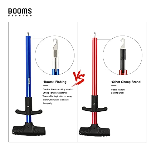 Booms Fishing R2 Hook Remover Squeeze-Out Fish Hook Tools 3 Colors Available - color: 10inches Red
