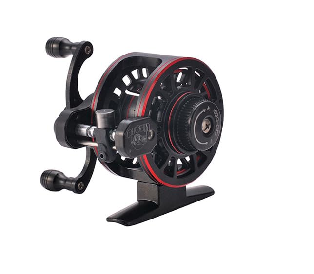 Metal Ice Fishing Reel High Speed 3.0:1, 3+1BB Inline Ice Fishing Reels