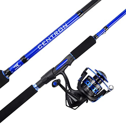 KastKing Centron Fishing Rod and Reel Combo, Spinning & Baitcasting Combos, IM6 Graphite 2Pc Blanks, Stainless Steel Guides with Ceramic Rings, Contoured EVA Handles & Fighting Butt - style: Spin-7'6" Mh, 4000 Reel