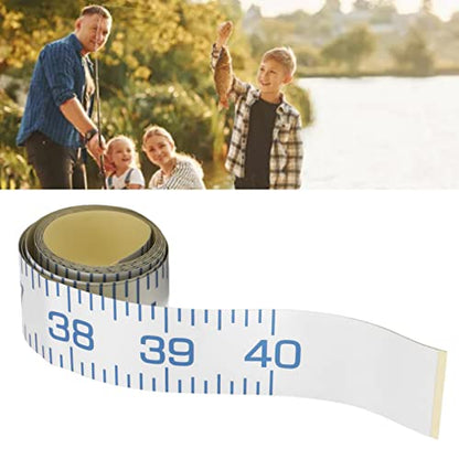 40in Fish Ruler,Fish Measuring Tape,Waterproof Adhesive Fish Measuring Board Decal Fishing Measuring Accessory Sticker for Boat Kayak