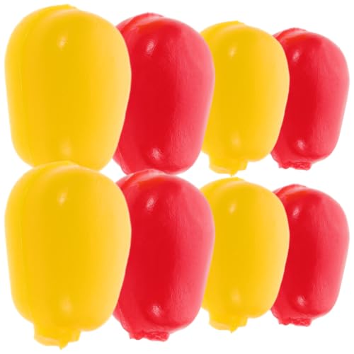 Homoyoyo 200pcs Floating Artificial Corn Baits Carp Fishing Lures Silicone Soft Lures Lifelike Appearance for Pond and Lake Fishing