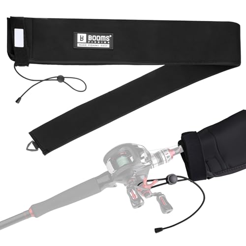 Booms Fishing Neoprene Rod Sleeve: Fishing Pole Sleeve - Protective Rod Socks with Hanging Loop & Adjustable Lanyard - RS8/9 Floating Pole Covers for Casting/Trolling, Spinning, Fly Rods - size: 60", style: Casting/Trolling