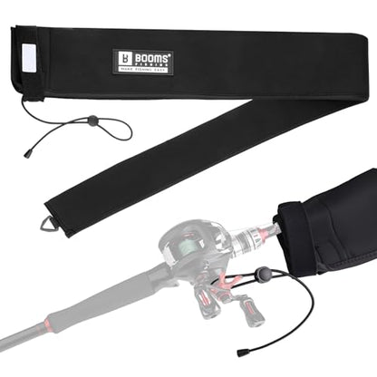 Booms Fishing Neoprene Rod Sleeve: Fishing Pole Sleeve - Protective Rod Socks with Hanging Loop & Adjustable Lanyard - RS8/9 Floating Pole Covers for Casting/Trolling, Spinning, Fly Rods - size: 68", style: Casting/Trolling