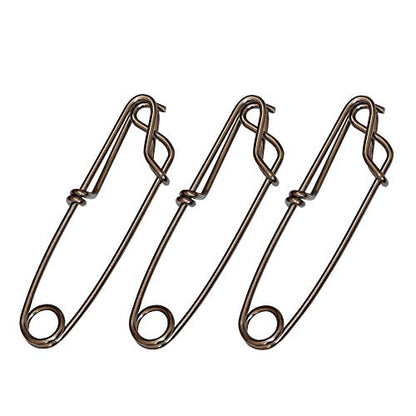 5pcs Longline Fishing Snap Clips Stainless Steel Floatline Tuna Clips 4 Sizes - size: 3.5mmx5.0inch-5pcs