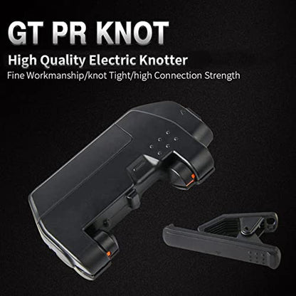Electric Lure GT Knotter - Professional Fishing Tool, Quick Fishing Knot Tying Tool, Automatic Knotting Machine Tying Device Fishing Hook Tier Knots Lure Tool for Fishing Lovers - color: Battery, Black