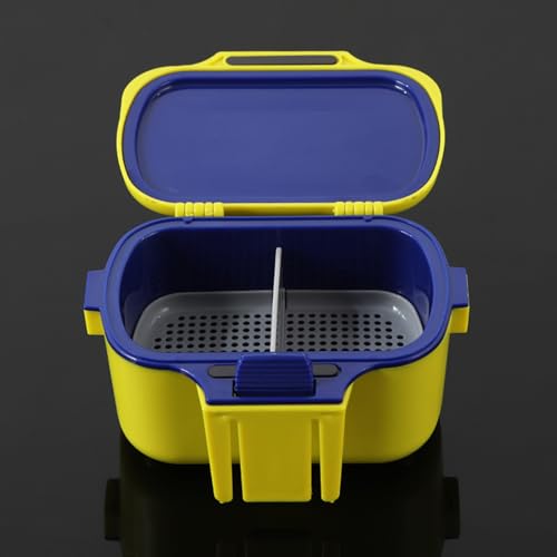 Insulated Container Case - Bait Storage Box, Waterproof Live Worm Holder | Compact Bucket Organizer, Outdoor Fishing Gear Carrier for Boat, Kayak, Pier, Ice Angling Expedition