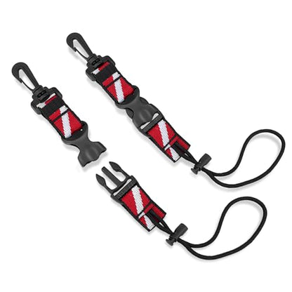 2Pack Scuba Lanyard Clip + Scuba Mesh Gear Bag