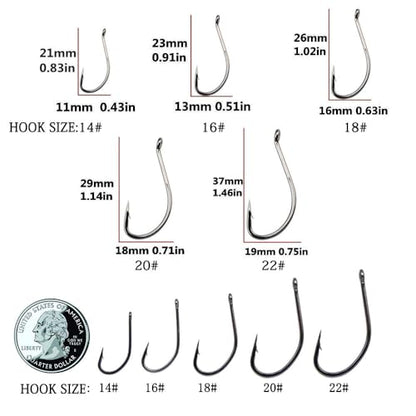 Saltwater Fishing Leaders, 49 Strands Stainless Steel Cable Tackle Rigs, Hooks, Swivels, Snap Connectors, Luminous Bead, 2 Arm Fishing Rig - size: 14#