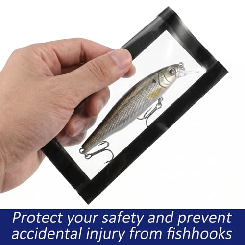 Fishing Lure Wraps, 6 Pcs Clear Fishing Lure Covers Hook Safety Cover Transparent Lures Fishings Bait Hook Storage Protectors Pole Sleeve Guard to Keep Fishermen Fishings Safe for Rod