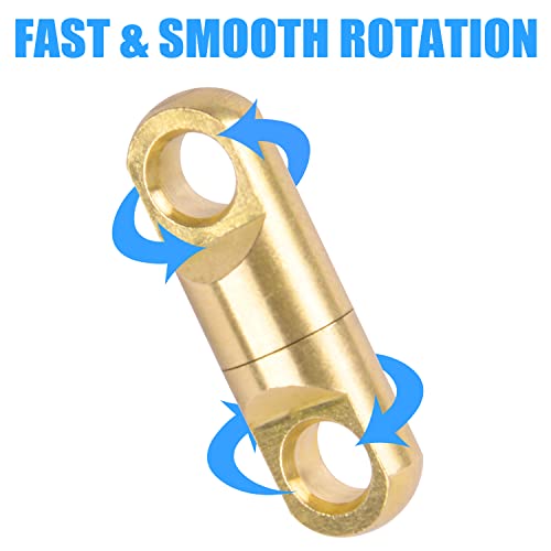 OROOTL Heavy Duty Barrel Swivels Saltwater Fishing Swivels Wind On Swivels for Big Game Fishing High Strength Stainless Steel Swivel Connector Tackle for Freshwater Fishing - size: 7mm_860lb-10pcs