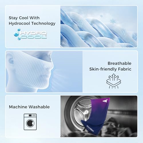 KastKing Ultimate Angler Neck Gaiter, UPF 50 Sun Mask, Sun Gaiters for Men & Women, Hydrocool Technology, Fishing, Hiking - color: F: Royale Family (Size: 19"x9.5")