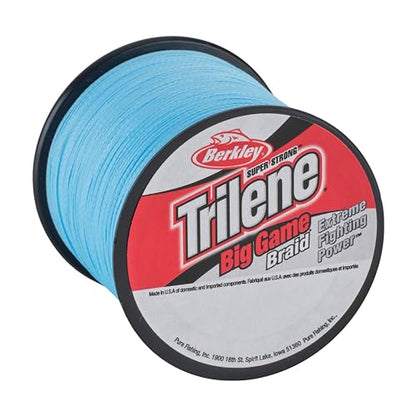 Berkley Trilene Big Game Braid Fishing Line - color: Ocean Blue, size: 65lb - 328yd