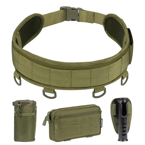 Fly Fishing Fanny Pack with Rod Holder & Adjustable Straps | Wading Belt for Fly Fishing with Net Slot, Fly Fishing Waist Pack - Holds 3 Fly Boxes - color: Green
