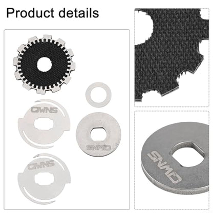 Replacement kit for Revo and Toro Right Handed Fishing Washers Includes Sprocket, Dragee, Clicker and Metal Washers