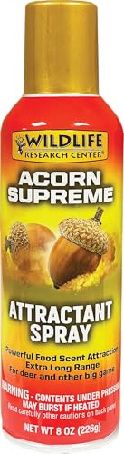 Wildlife Research Center - Deer Attractant Spray - Powerful Whitetail Deer Attractant & Big Game Food Scent - Long-Range Attraction Formula - 8 oz - style: Acorn Supreme
