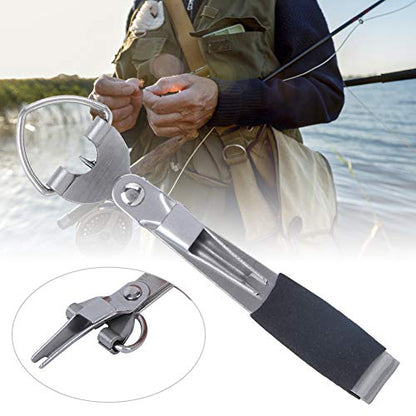 2 Pcs 4 in 1 Fly Line Clippers Fishing Knot Tying Tool Fly Fishing Quick Knot Tool Fast Nail Knotter Lines Clipper Hook Eye Cleaner with Retractor