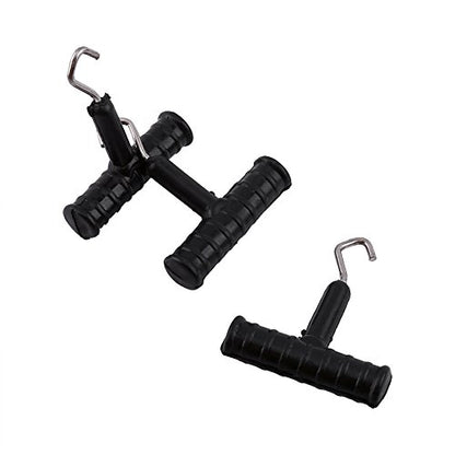 3 Pieces Knot Puller Fishing Lure Rig Tool Accessories Outdoor Fishing (Black) - color: Black
