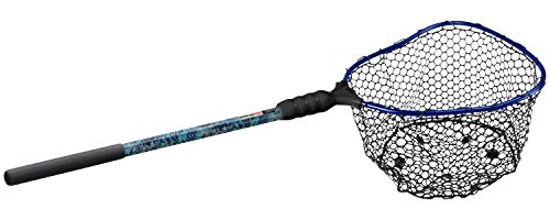 EGO Kryptek S1 Genesis Modular Fishing Landing Net, Floating Aluminum Handle with Interchangeable Head System, Lightweight Kayak & Bank Net, Kryptek Camo Design - size: 25" Handle, 17" x 19" Hoop, style: Lightweight Non-tangle Rubber Mesh