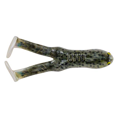 Berkley PowerBait Beatn'n Paddle Frog Fishing Soft Bait - color: HD Bull Frog