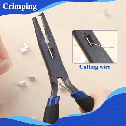 SPEEDWOX Fishing Pliers Hook Remover - Saltwater Gear With Line Cutter, Crimping Tool, Clippers, Pistol Grip Split Ring - style: Fishing Pliers