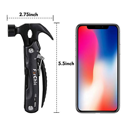12 in 1 Hammer Multitool, Stocking Stuffers for Adults, Mens Gifts for Christmas, White Elephant Gifts for Adults, Fathers Day Gift for Dad, Men, Him, Grandpa, Husband, Boyfriend - style: Hammer Multitool_A