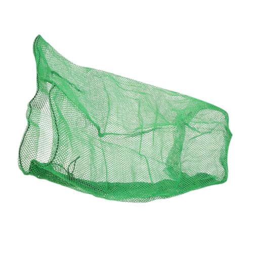 SUPVOX Portable Nylon Fishing Net Bag with Drawstring, 100x60cm Collapsible Fish Keeper Net for Outdoor Live Fish Storage and Crab Catching