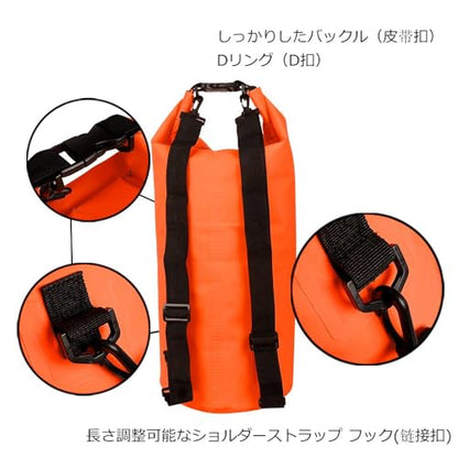 Dry Sack/Floating Waterproof Bag 2L/5L/10L/20L/30L for Boating, Kayaking, Hiking, Snowboarding, Camping, Rafting, Fishing and Backpacking - color: Gary, size: 30L