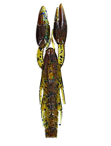 Yamamoto Craws - color: OKEECHOBEE CRAW (5 PACK), size: 3.75" PSYCHO DAD