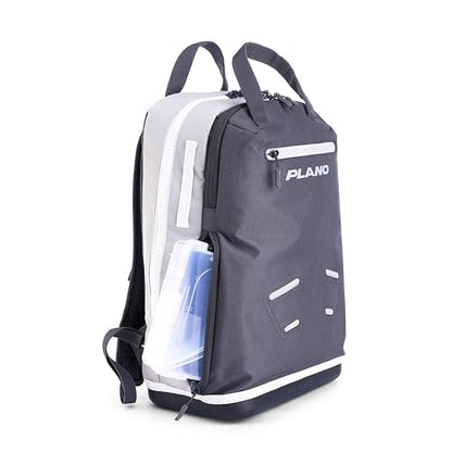 Plano Weekend Softside 3700 Tackle Backpack, Cutting-Edge Fishing Tackle Bag, Molded Waterproof Base, Spacious Storage, Die Cut Tool Sleeves, Daisy Chain Attachment Points - color: Slate, style: 3700 Backpack