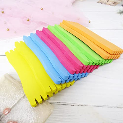 Honbay 10PCS Fishing Line Foam Board, Fishing Line Foam Spool, Fishing Winding Board for Fishing Leader Line, Snelled Hooks & Rigs