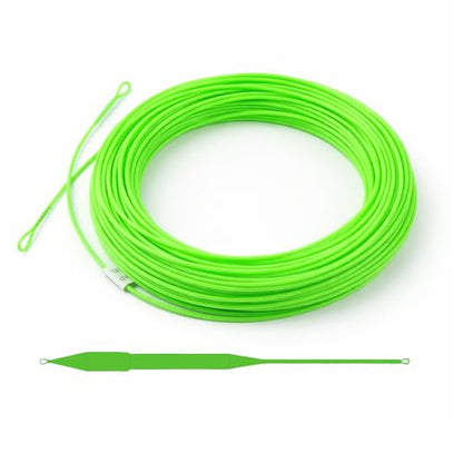Aventik Trout Trout Boost Single Hand Spey Floating Fly Fishing Line Freshwater Fishing Smooth Accurate Casting Easy Roll Casting 100FT with Welded Loops - color: Green1 Trout Boost, size: 7F