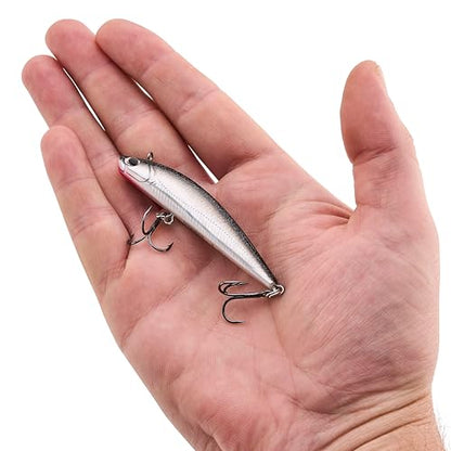 Berkley Finisher Fishing Hard Bait - color: Black Silver, size: 2 3/4 in - 1/2 oz